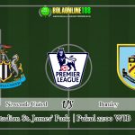 Prediksi Newcastle United Vs Burnley 29 Februari 2020