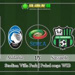 Prediksi Atalanta vs Sassuolo 22 Juni 2020